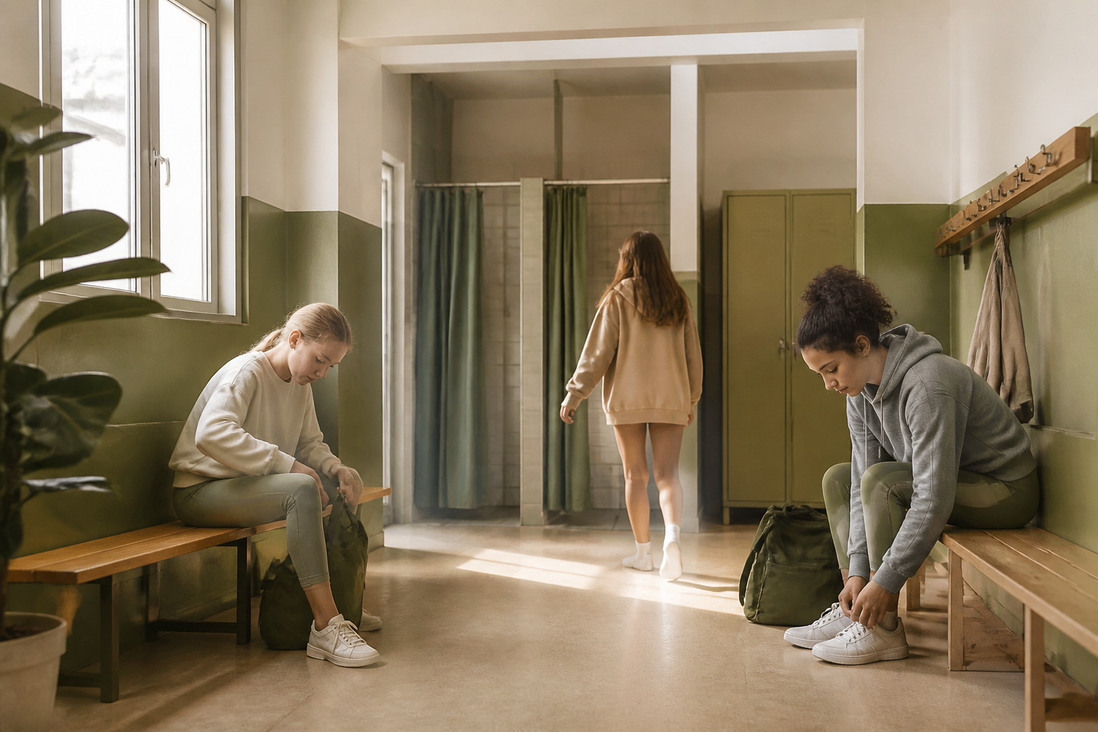 Illustratie bij: Gymles en kleedkamers: privacy en praktische oplossingen