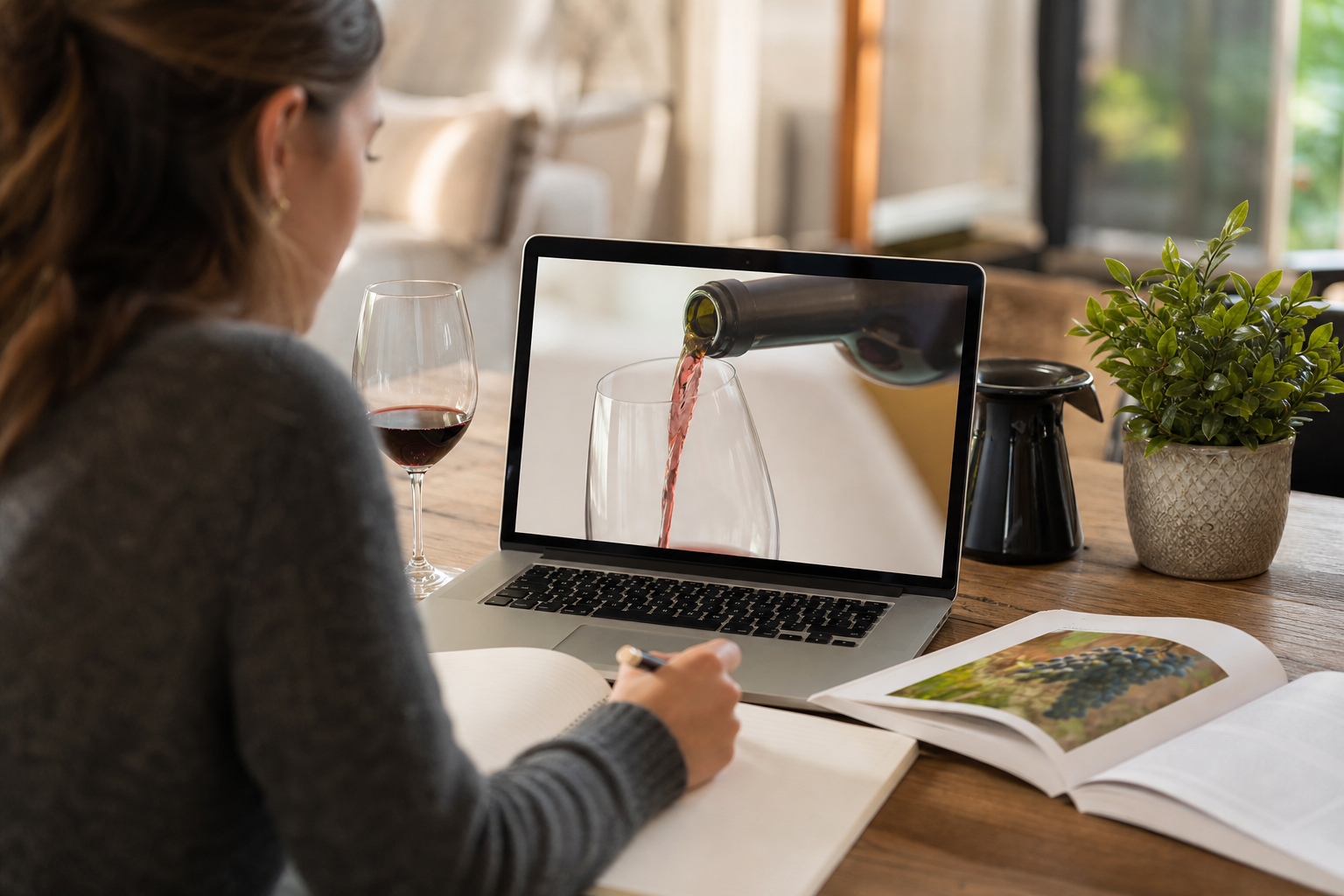 Online de wijncursus volgen vanuit huis, in je eigen tempo