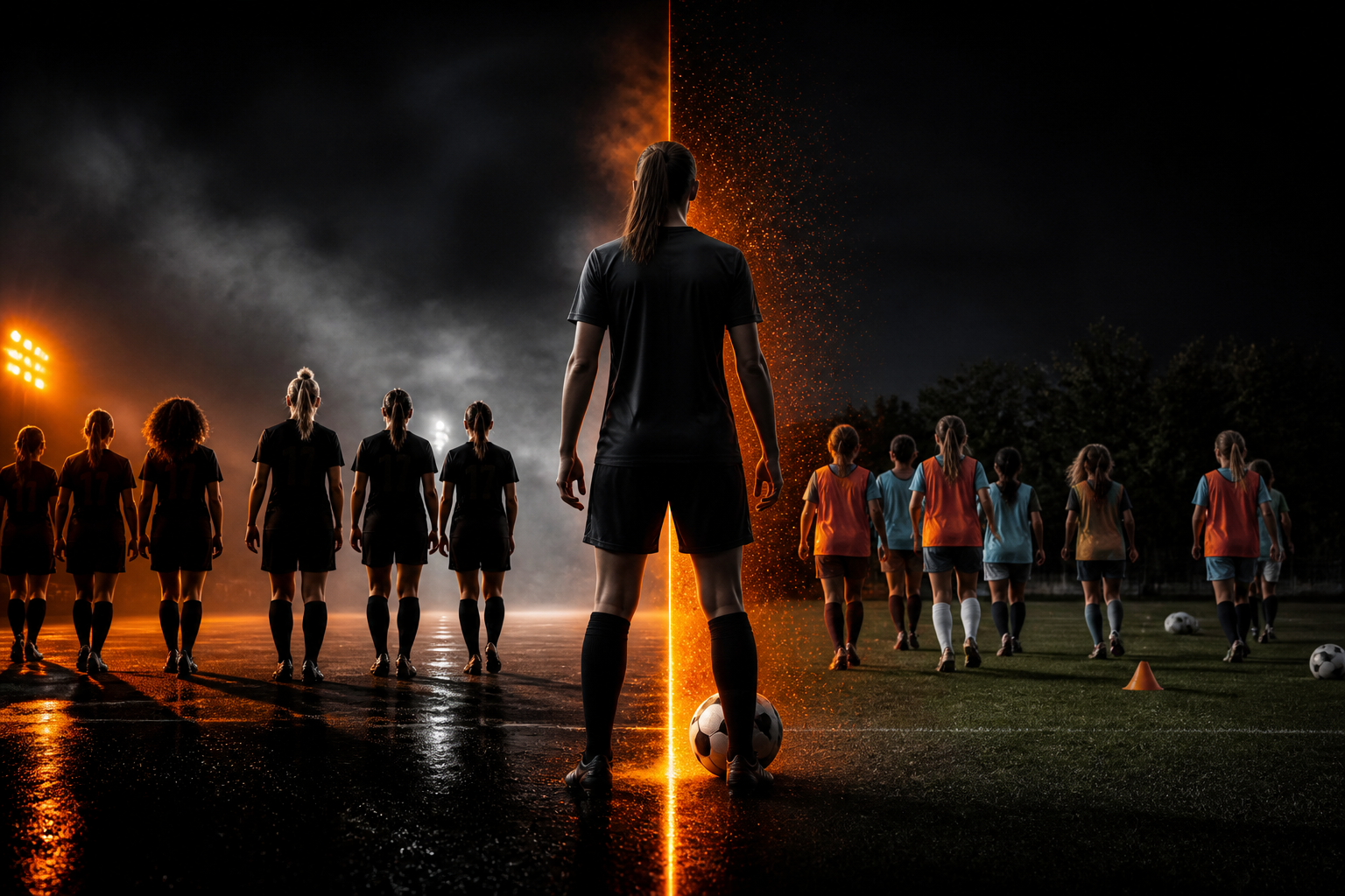 Transgender voetbal beleid: topsport en breedtevoetbal verdeeld
